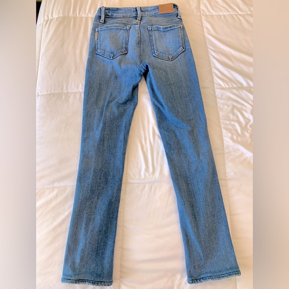 Paige Womens Size 25 Hoxton Ankle Peg Jean Stretch Straight Leg Mid Rise Denim - Picture 4 of 9